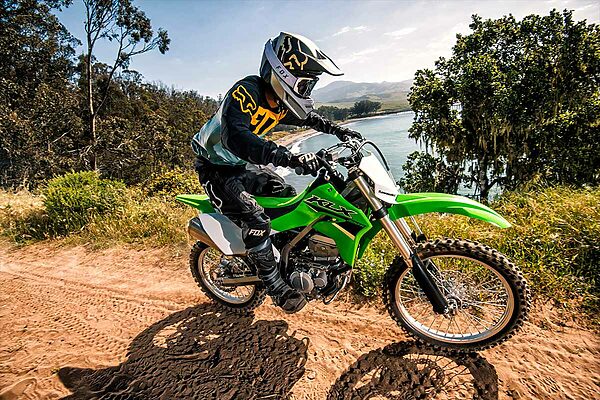 cruise around the lake on this klx300r dirt bike for rent